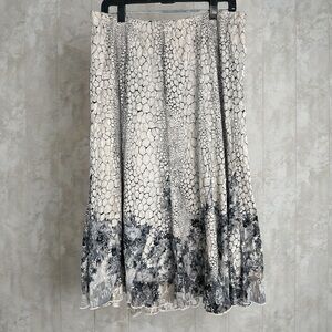 Elegant Black and White Women's Skirt